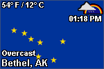 Click for Bethel, Alaska Forecast